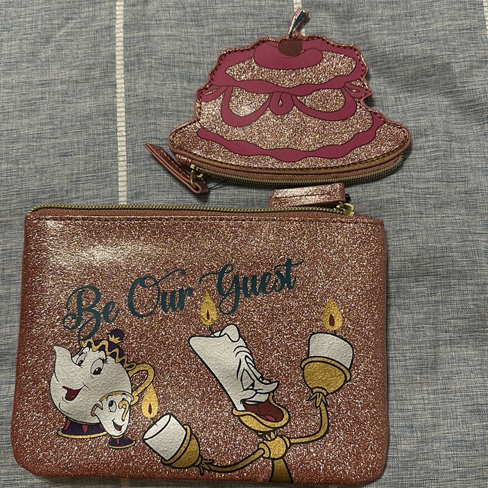 Disney Make up bag and little change purse